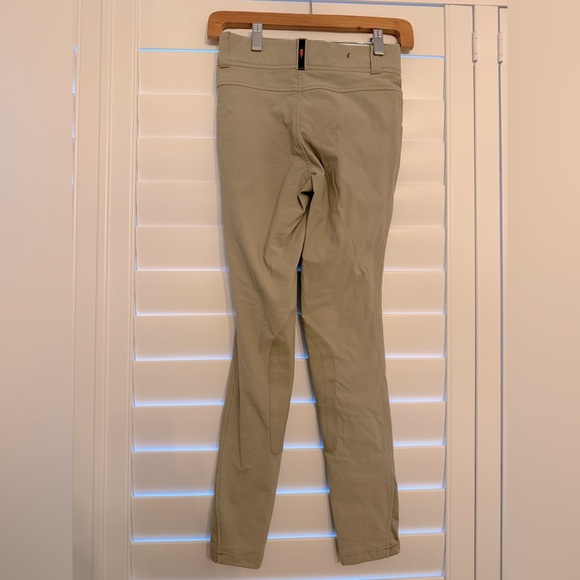 Kerrits kids knee patch breeches in Tan - Picture 5 of 6